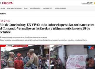 ‘Guerra civil’: veja notícias internacionais sobre Rio – 29/10/2025 – Mundo