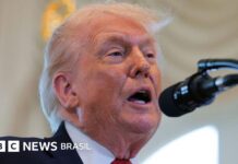 Groenlândia: Trump anuncia tarifas sobre Dinamarca e outros 7 países que enviaram tropas à ilha